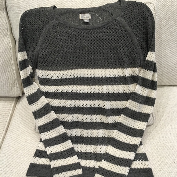 Converse One Star Striped Sweater, Size XS - Picture 1 of 4